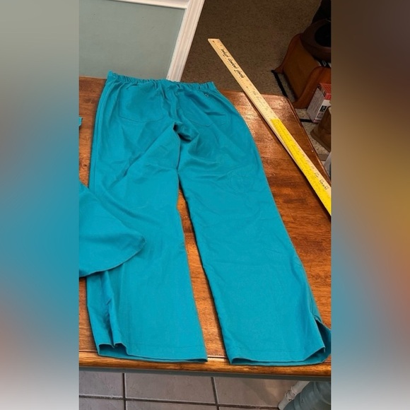 Greys Anatomy by Barco teal scrub pants size small petite - Picture 2 of 6